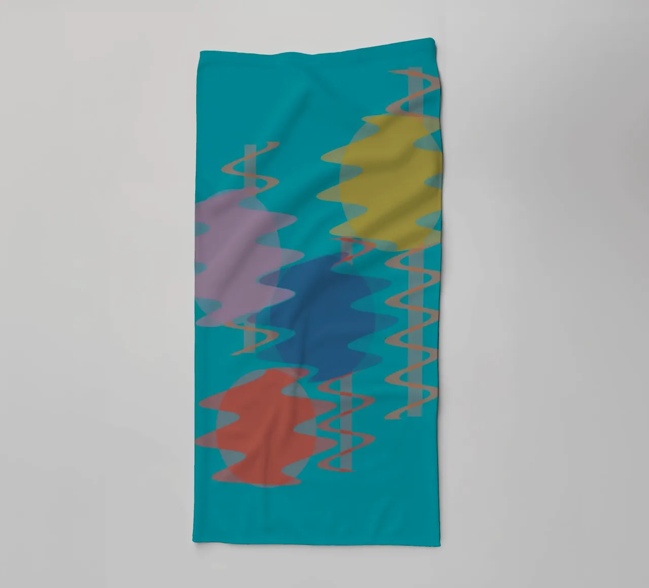 Forme geometriche astratte e colorate asciugamano da bagno da Something for you