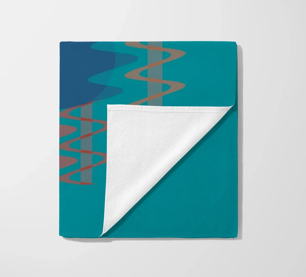 Forme geometriche astratte e colorate telo mare da Something for you