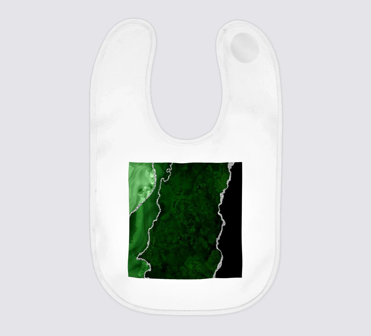 Texture Agata verde e argento 01 bavaglino da Gemstone Textures