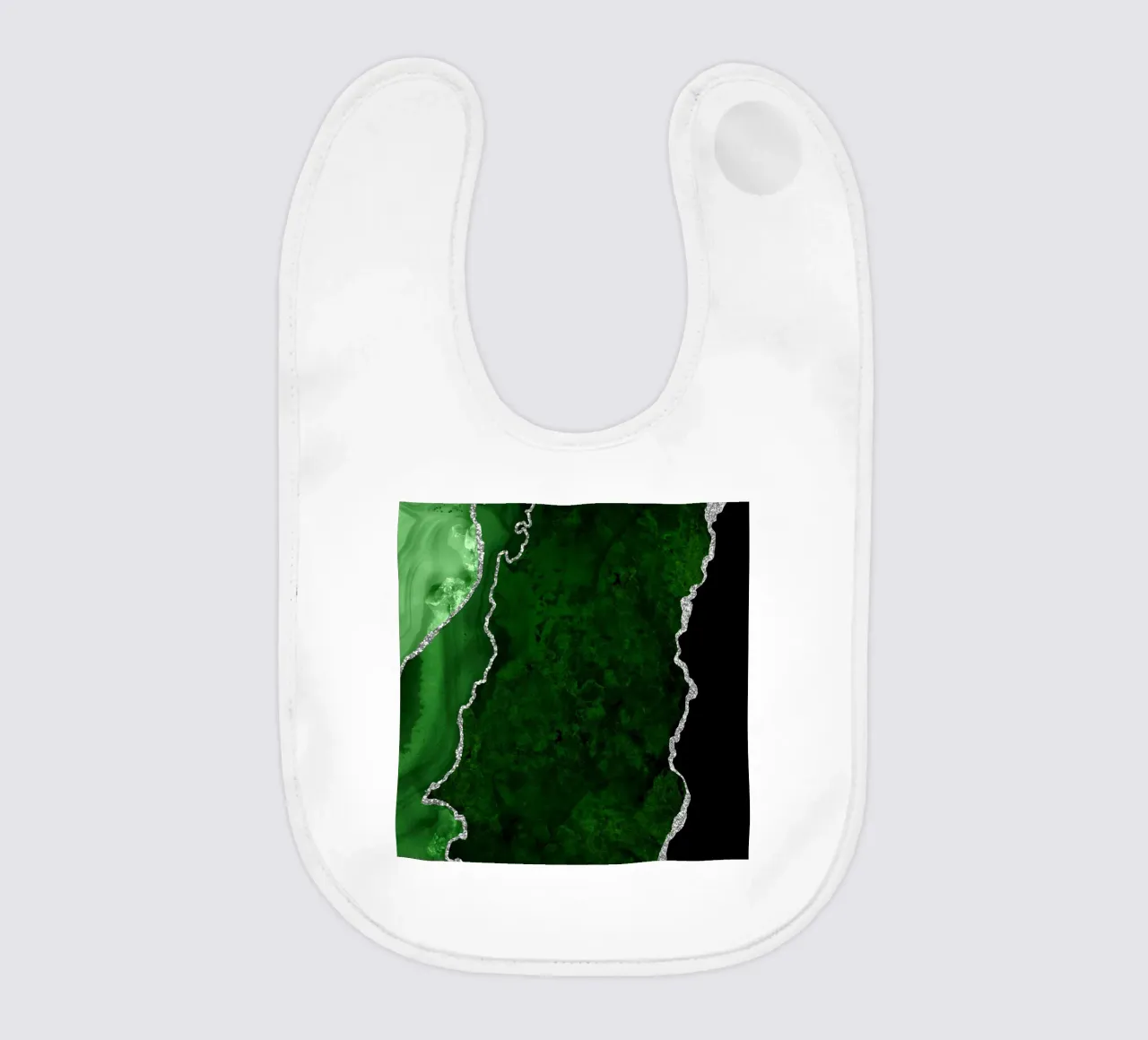 Texture Agata verde e argento 01 bavaglino da Gemstone Textures