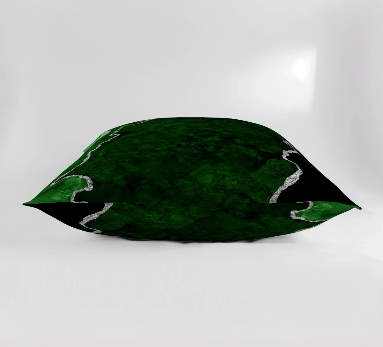 Texture Agata verde e argento 01 cuscino da Gemstone Textures