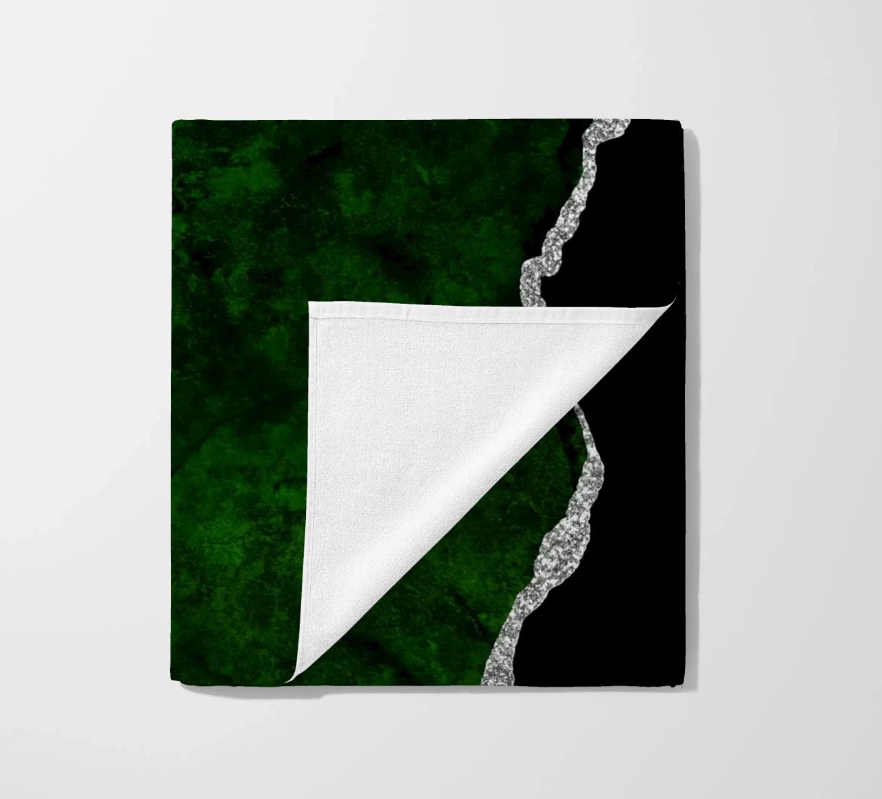 Texture Agata verde e argento 01 telo mare da Gemstone Textures