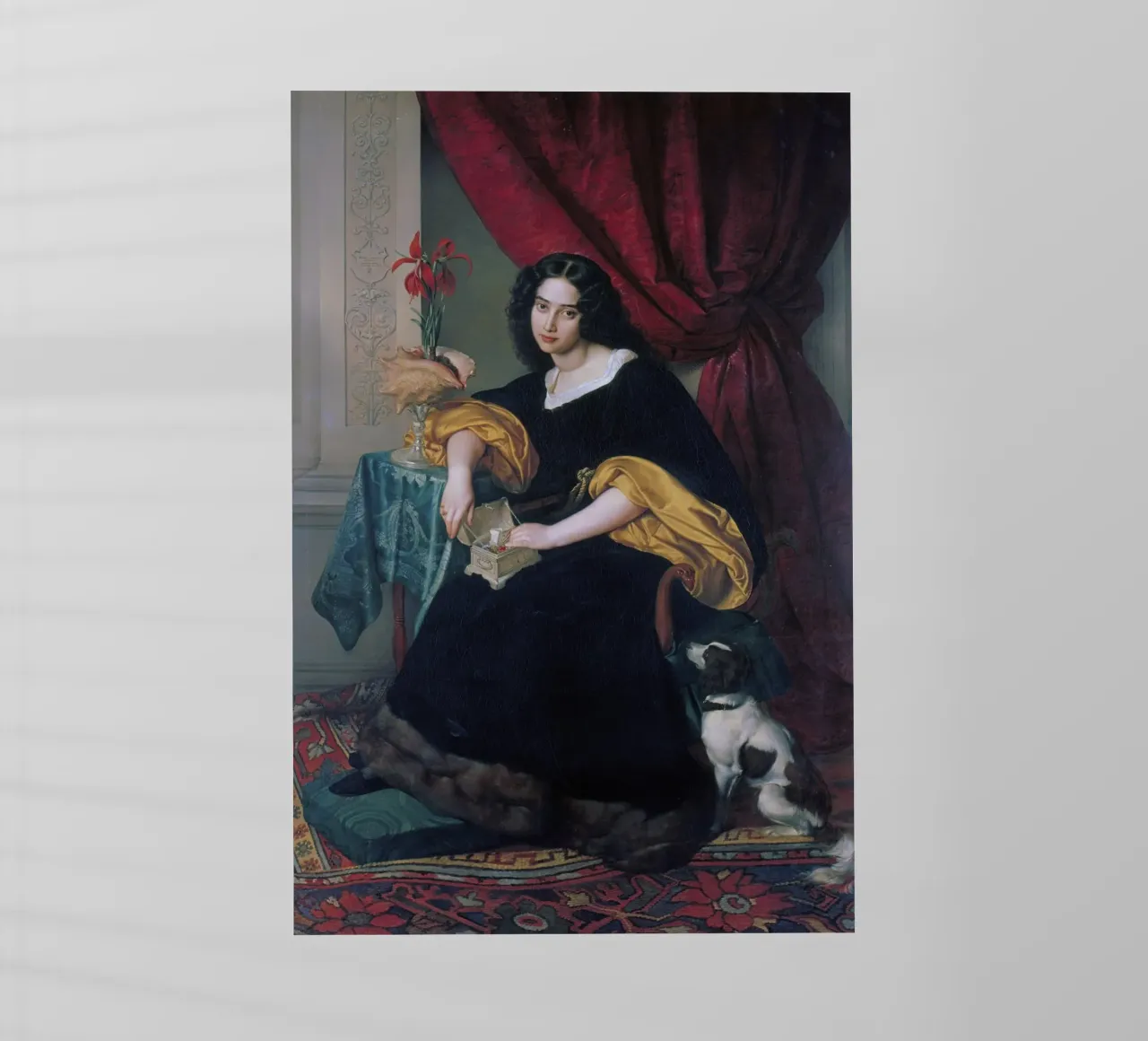 Julius Hubner - Pauline Hubner (1829) pellicola backlit da William Store