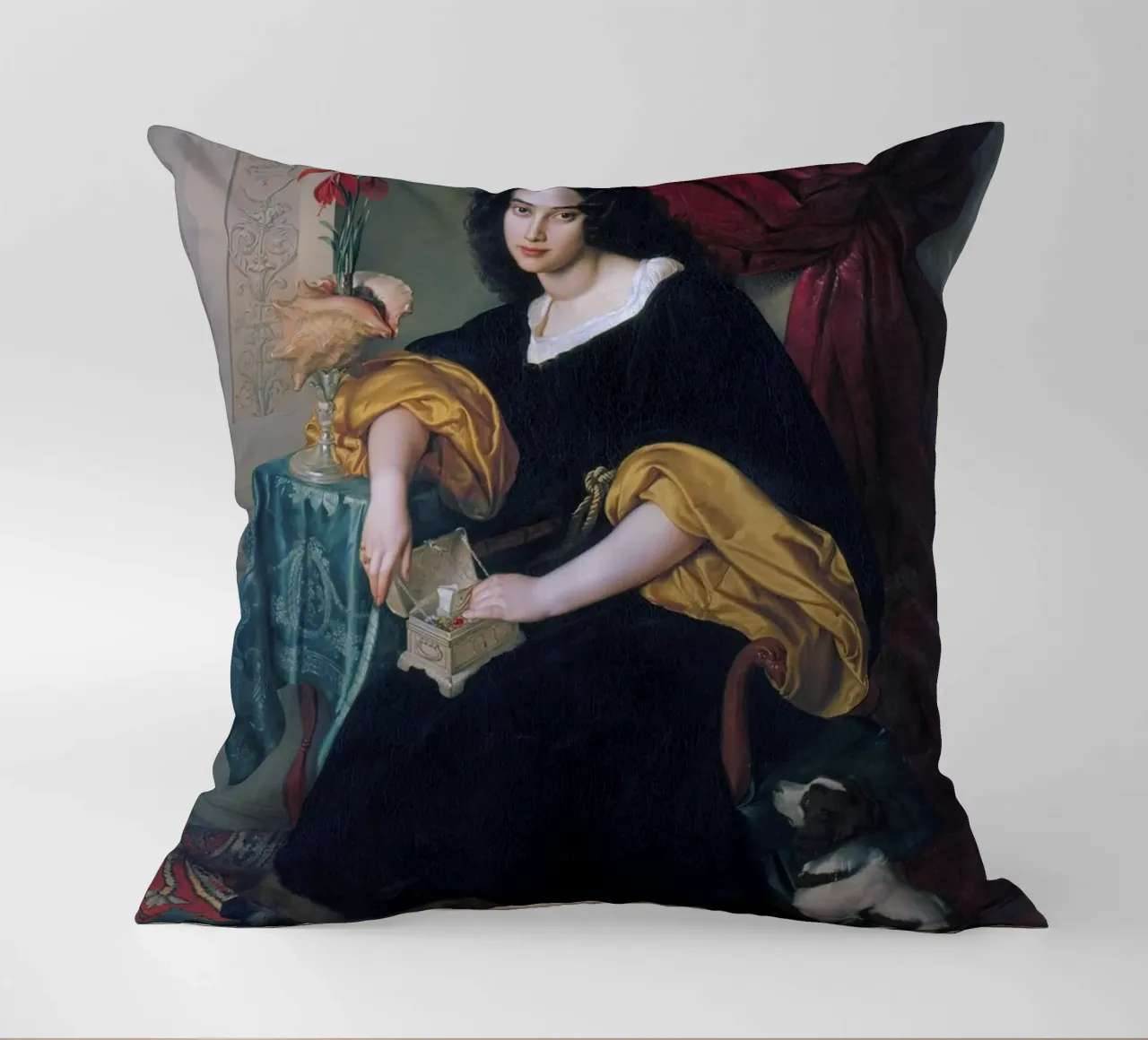 Julius Hubner - Pauline Hubner (1829) cuscino da William Store