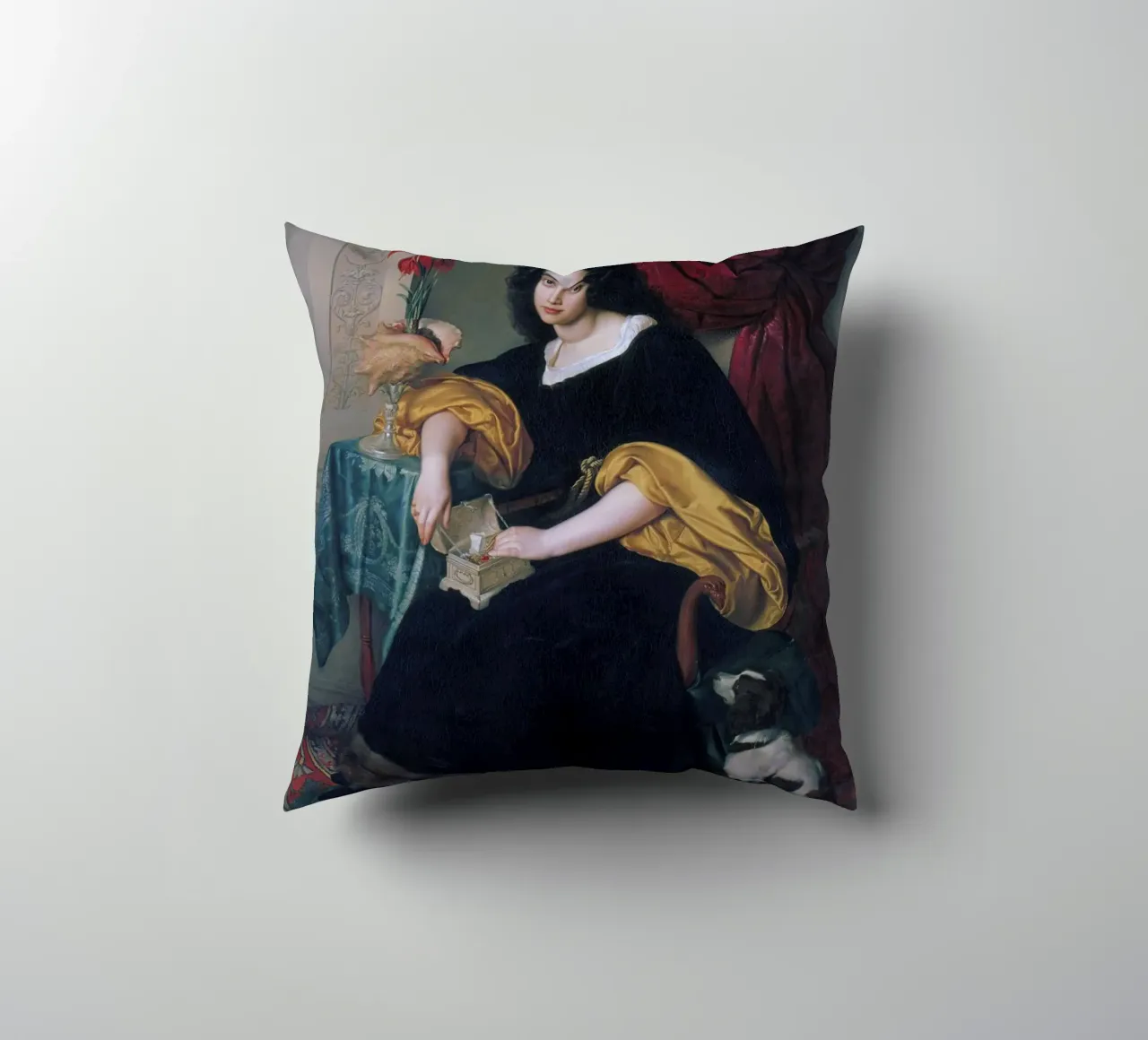 Julius Hubner - Pauline Hubner (1829) cuscino da William Store