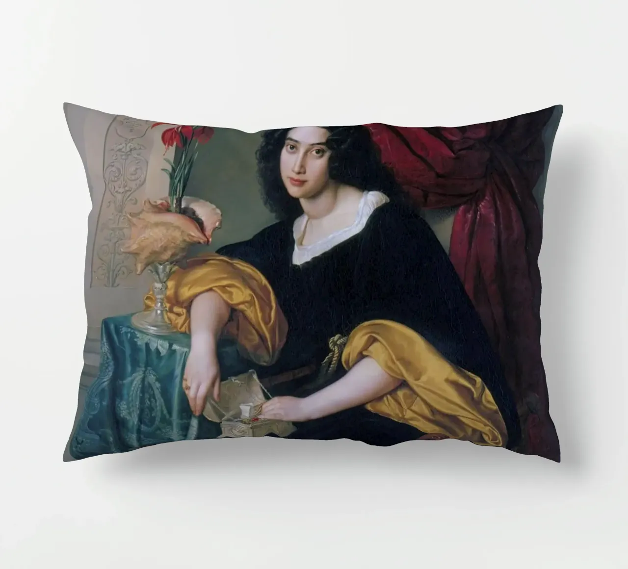 Julius Hubner - Pauline Hubner (1829) cuscino da William Store
