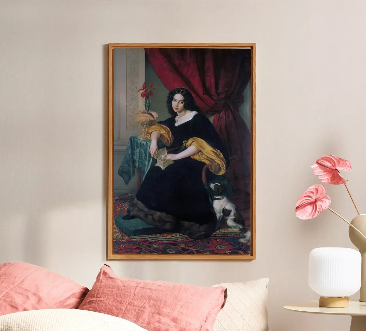 Julius Hubner - Pauline Hubner (1829) alluminio dibond da William Store
