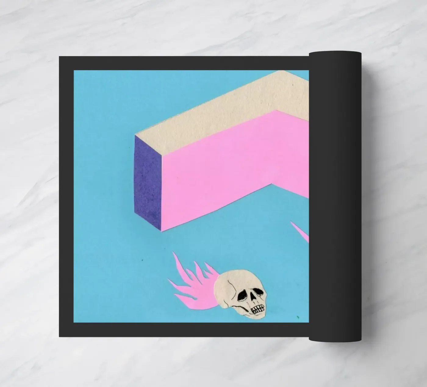 Walls doormat by Daniela Roessler