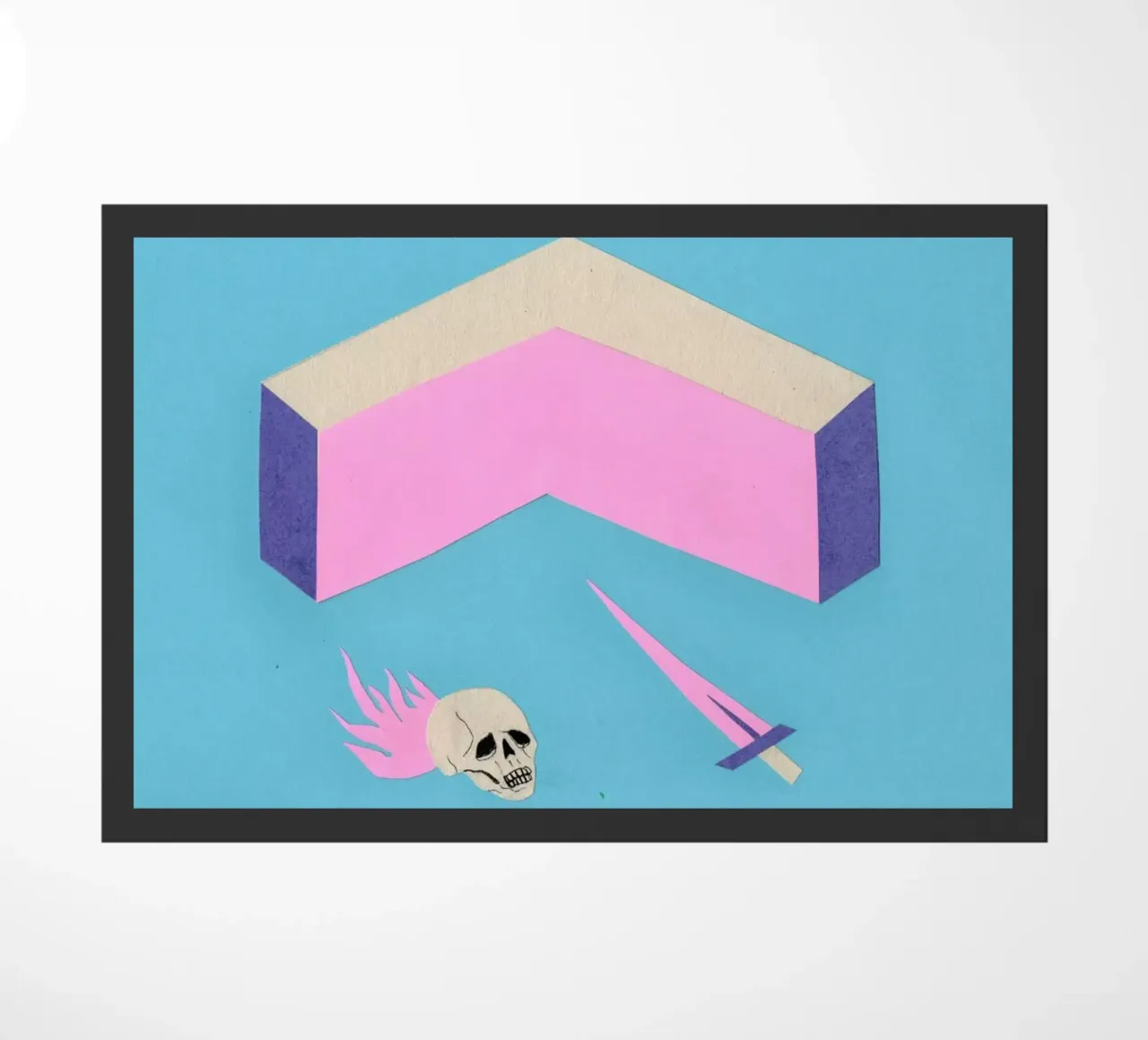 Walls deurmat van Daniela Roessler