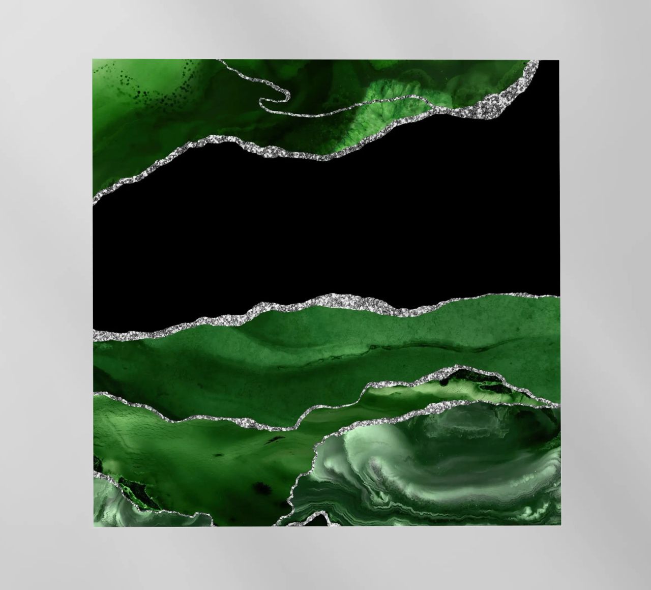 Agata verde e argento Texture 02 pellicola backlit da Gemstone Textures