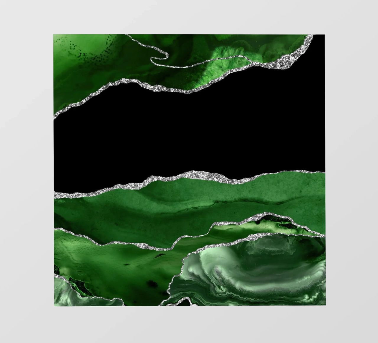 Agata verde e argento Texture 02 pellicola backlit da Gemstone Textures