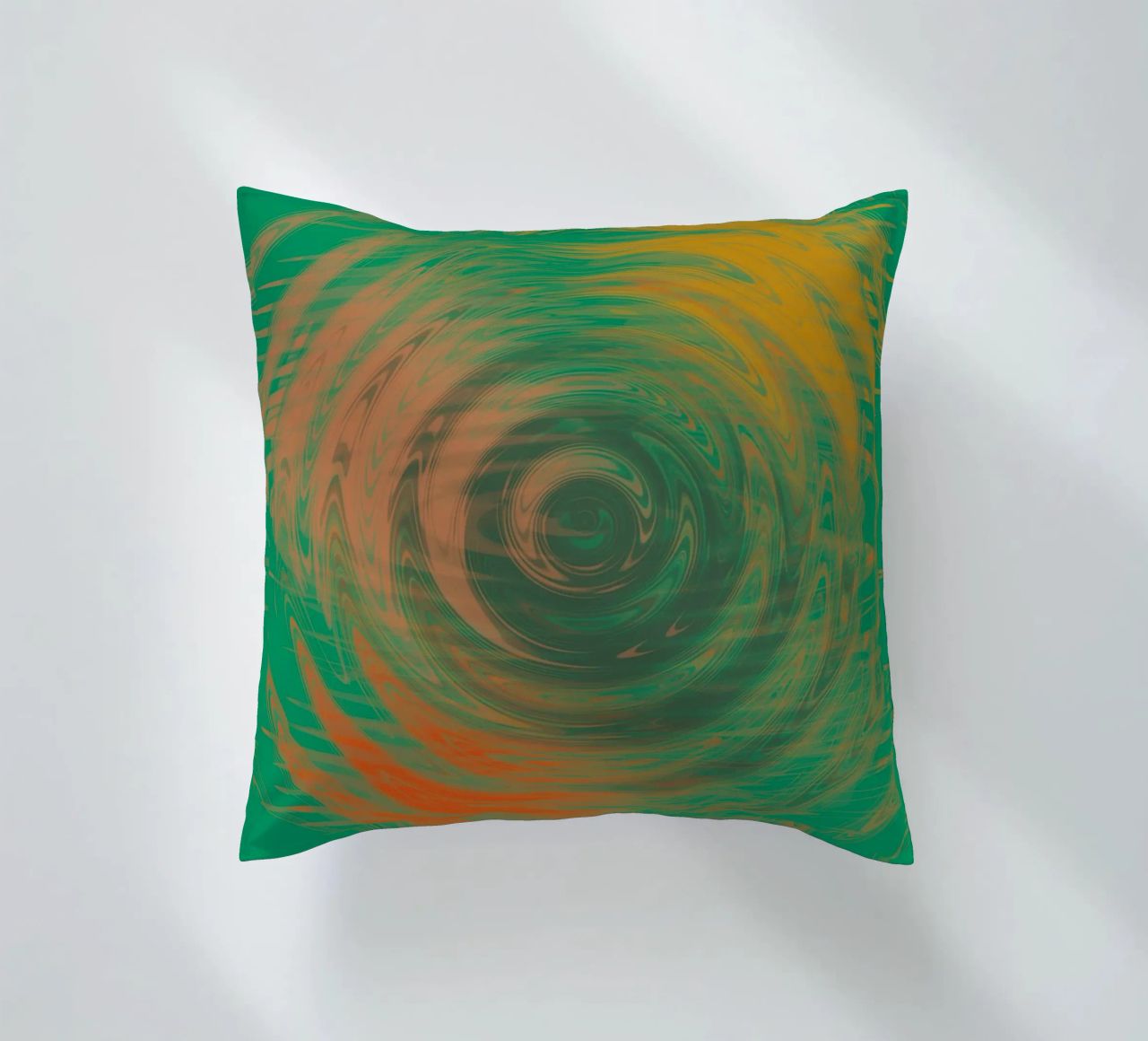 Motivi astratti ondulati e colorati cuscino da Something for you