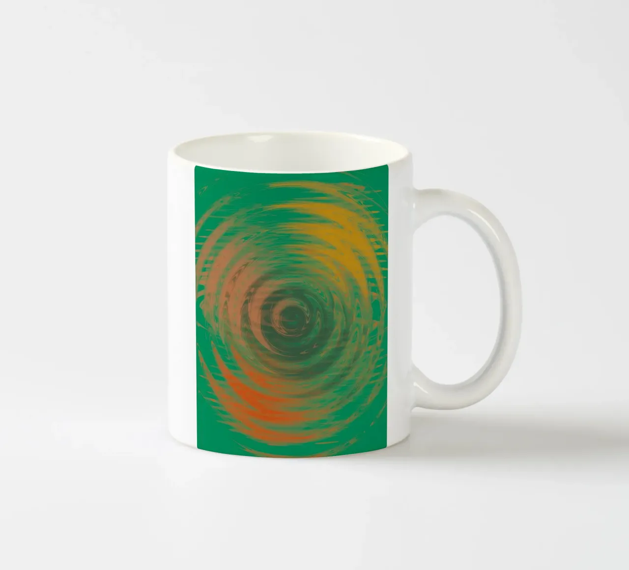 Abstract colourful wavy patterns ceramic mug by Something for you