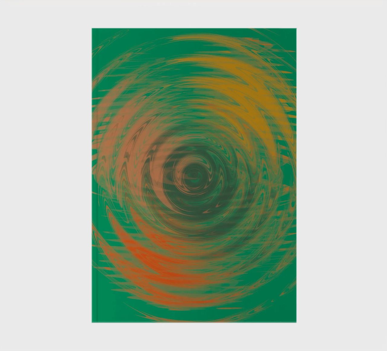 Abstract colourful wavy patterns notebook by Something for you