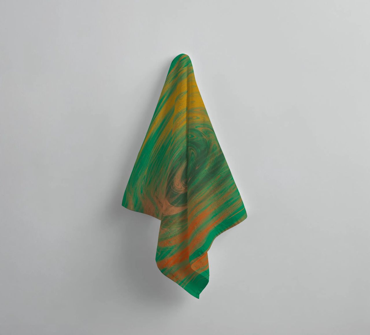 Abstracte kleurrijke golvende patronen badhanddoek van Something for you