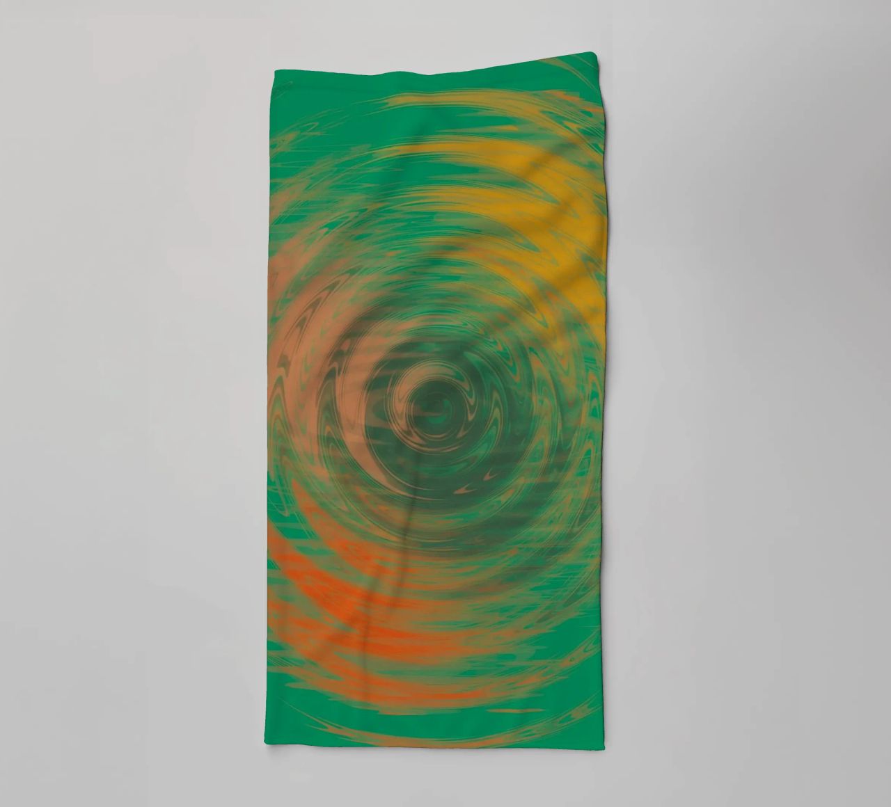 Abstracte kleurrijke golvende patronen badhanddoek van Something for you