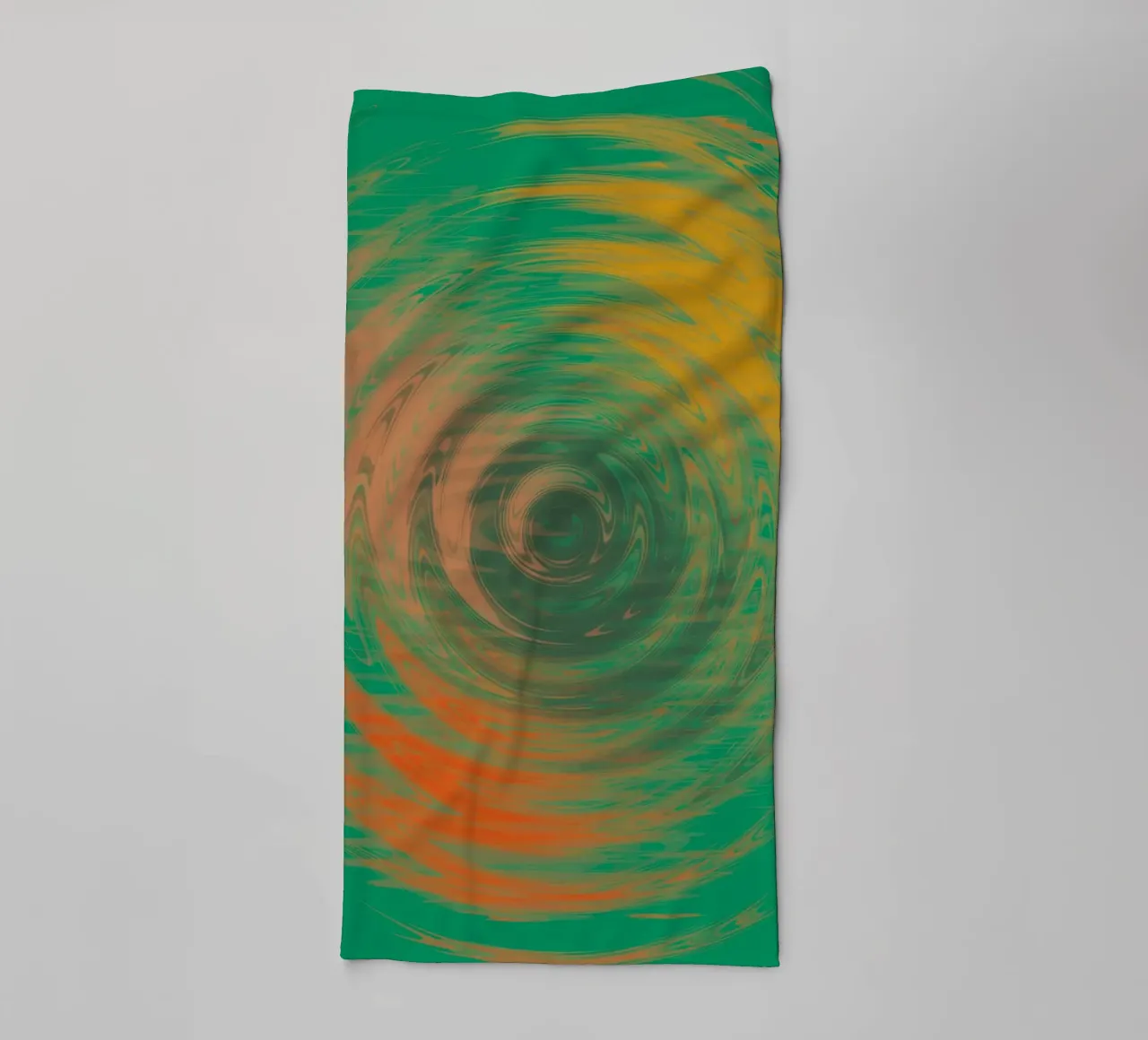 Motifs abstraits multicolores en forme de vagues serviette de bain de Something for you