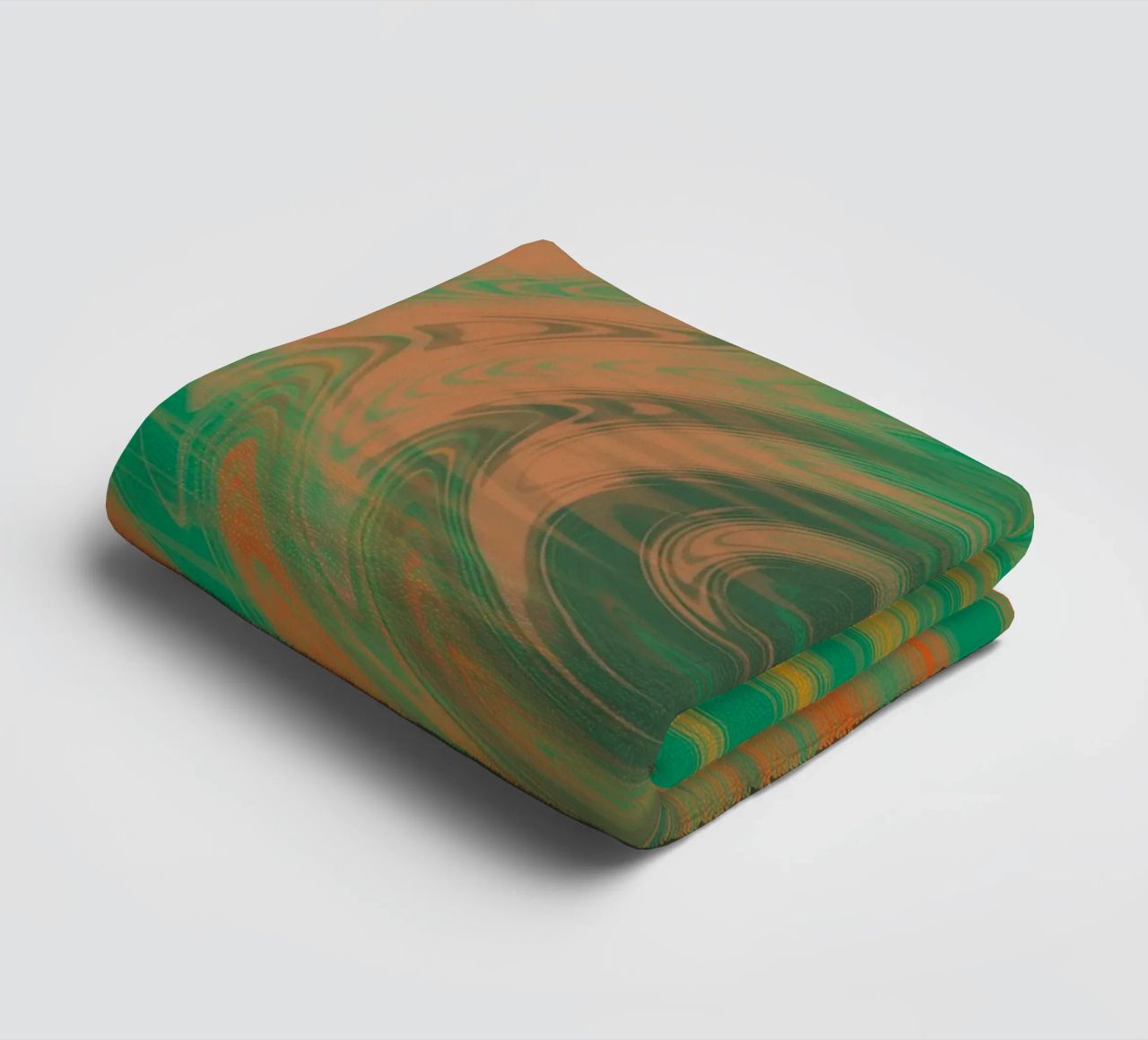 Abstracte kleurrijke golvende patronen badhanddoek van Something for you