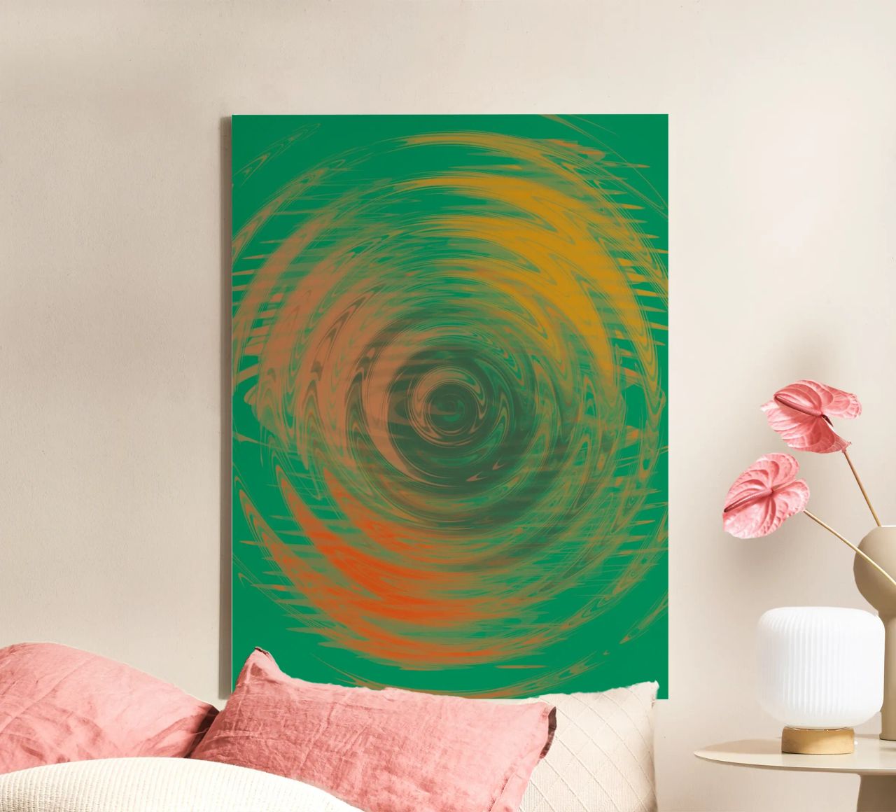 Abstract colourful wavy patterns canvas by Something for you
