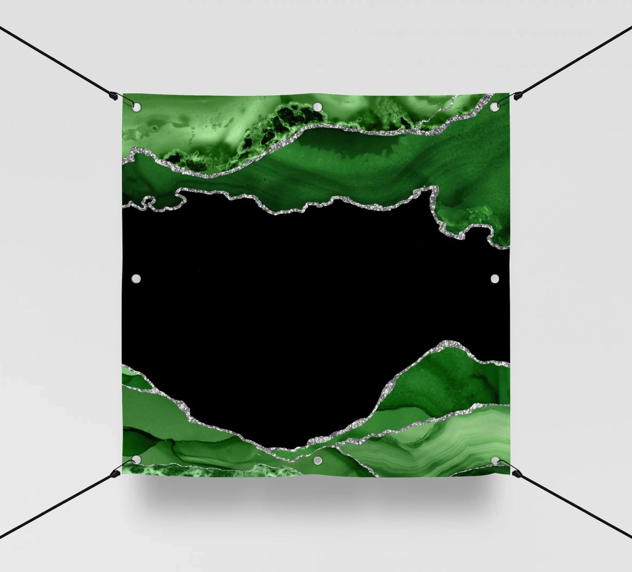 Texture Agata verde e argento 04 telo in pvc da Gemstone Textures