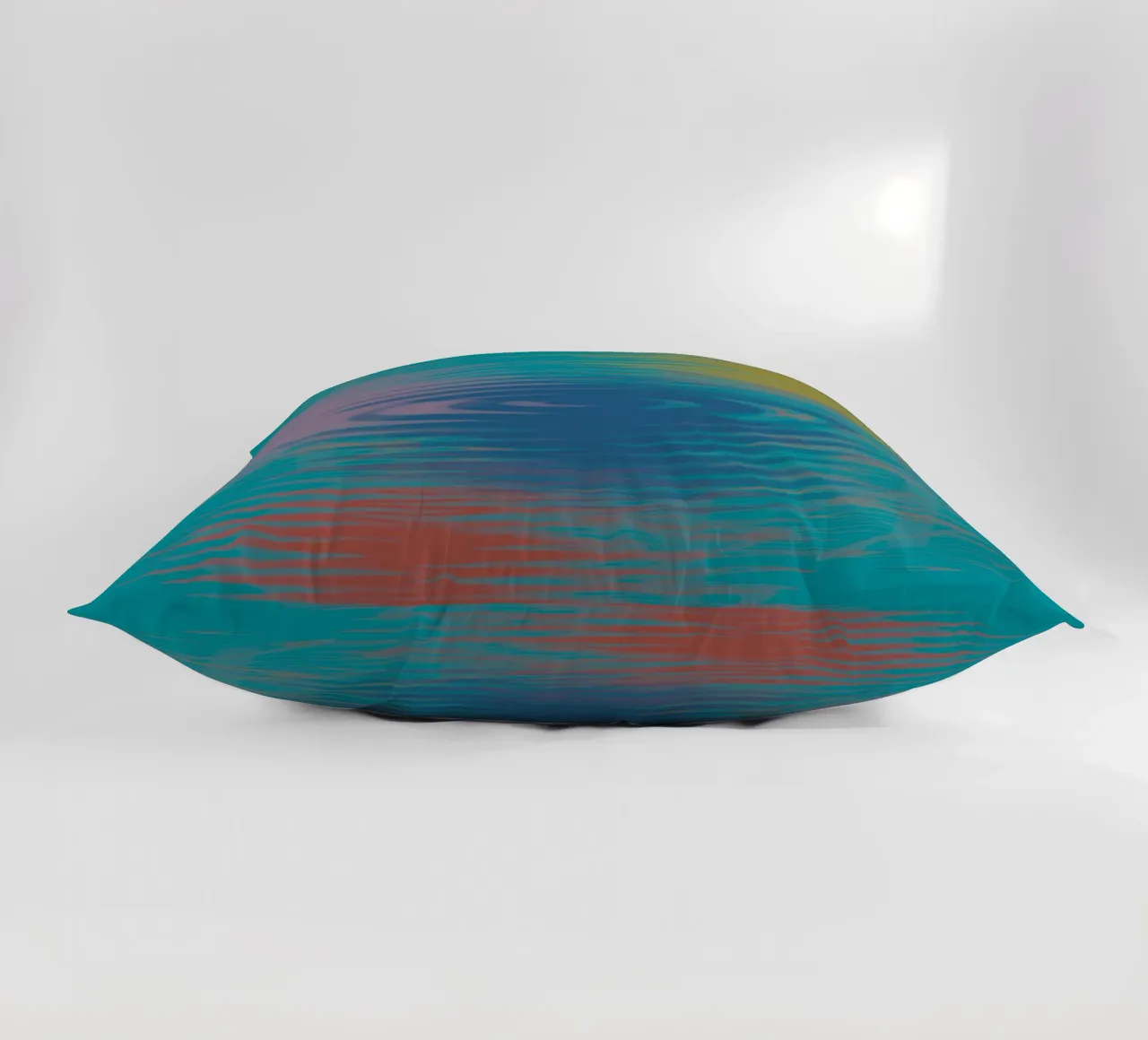 Motifs abstraits multicolores en forme de vagues coussin de Something for you