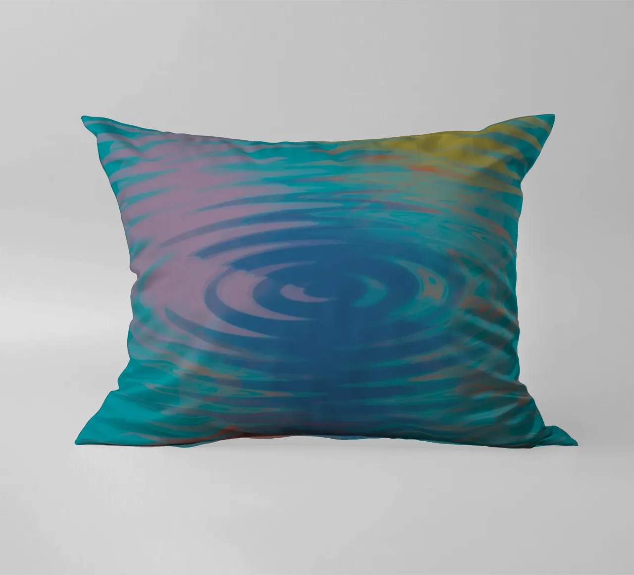 Motifs abstraits multicolores en forme de vagues coussin de Something for you