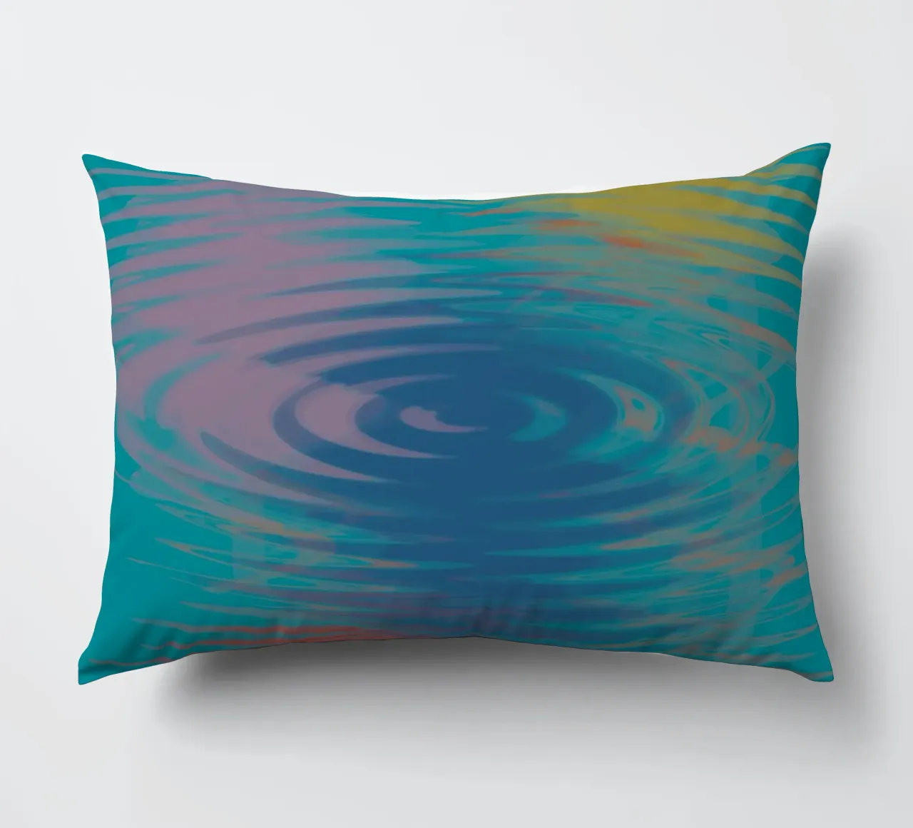 Abstrakte bunte wellenförmige Muster Kissen von Something for you