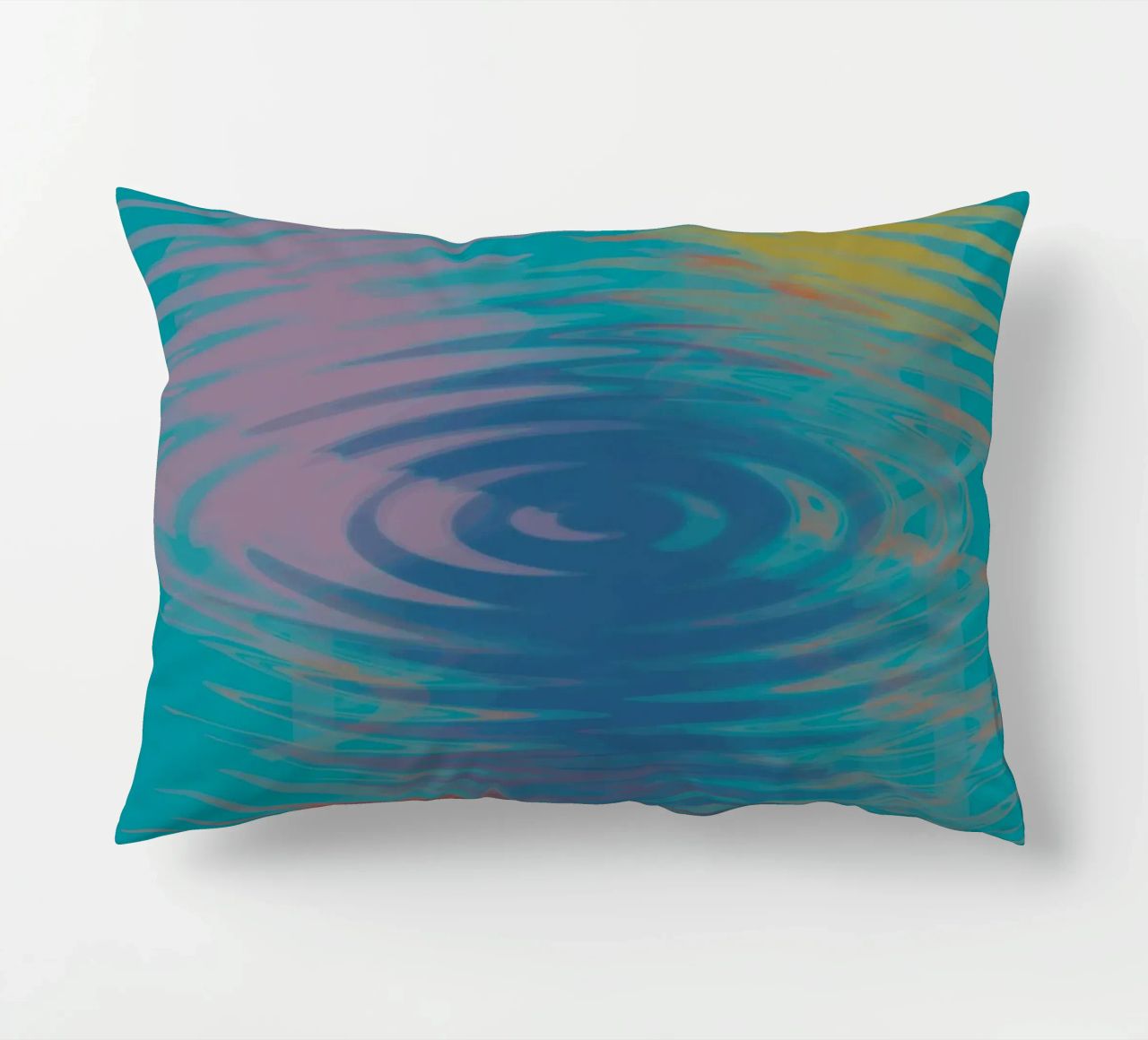 Motivi astratti ondulati e colorati cuscino da Something for you
