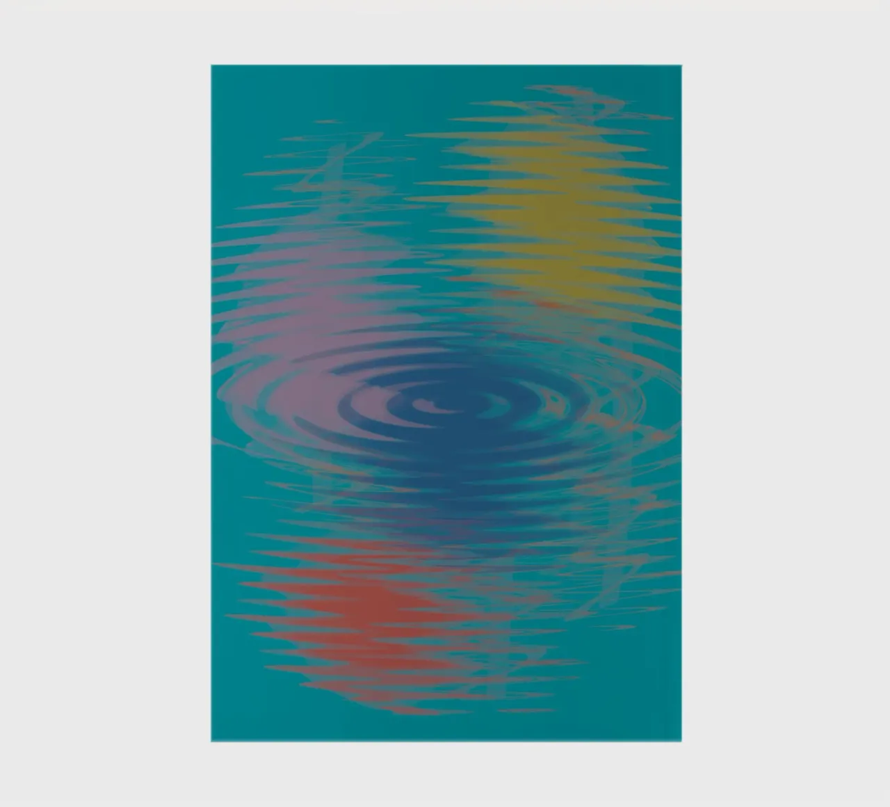 Abstract colourful wavy patterns notebook by Something for you