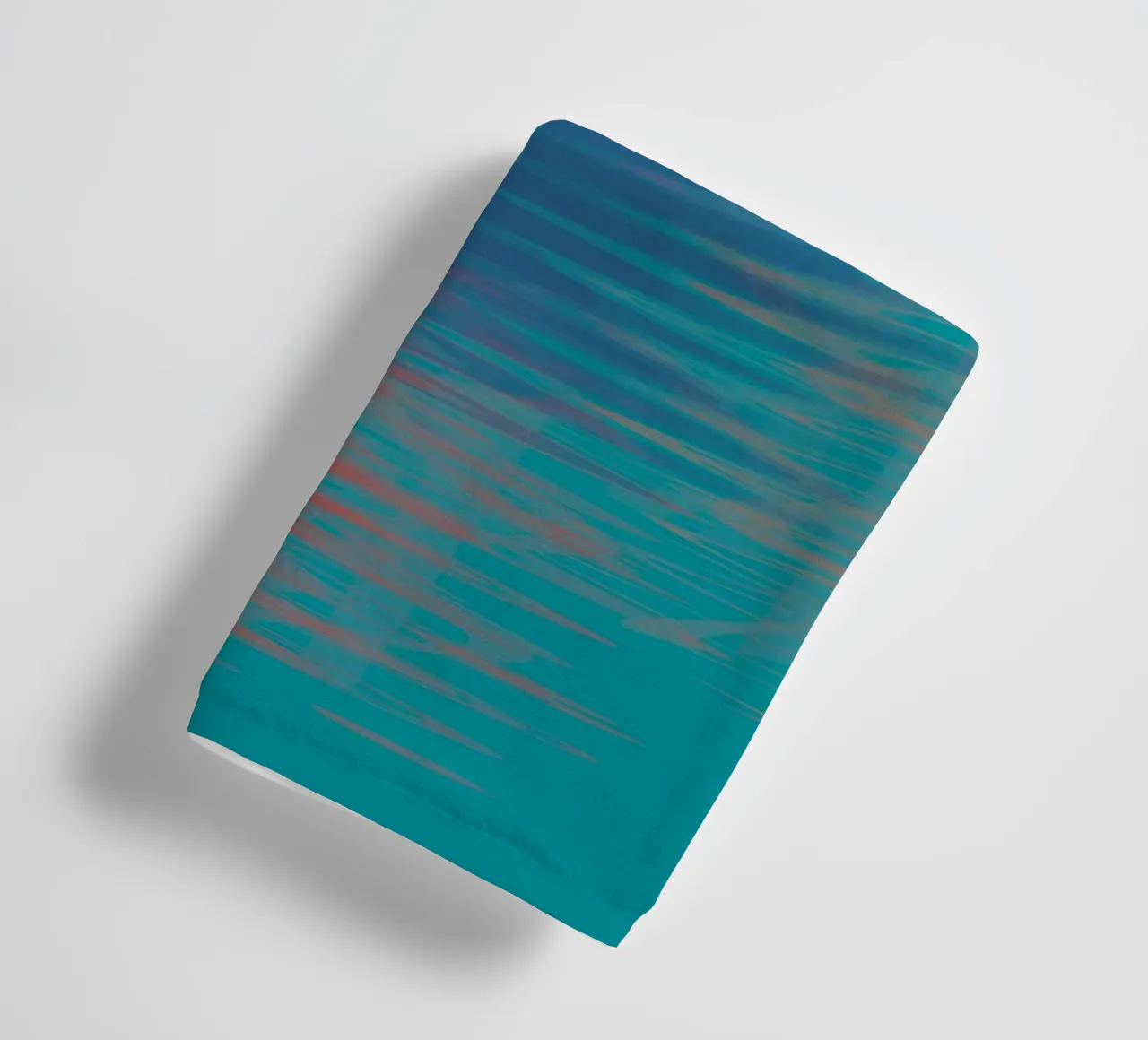 Abstract colourful wavy patterns towel by Something for you