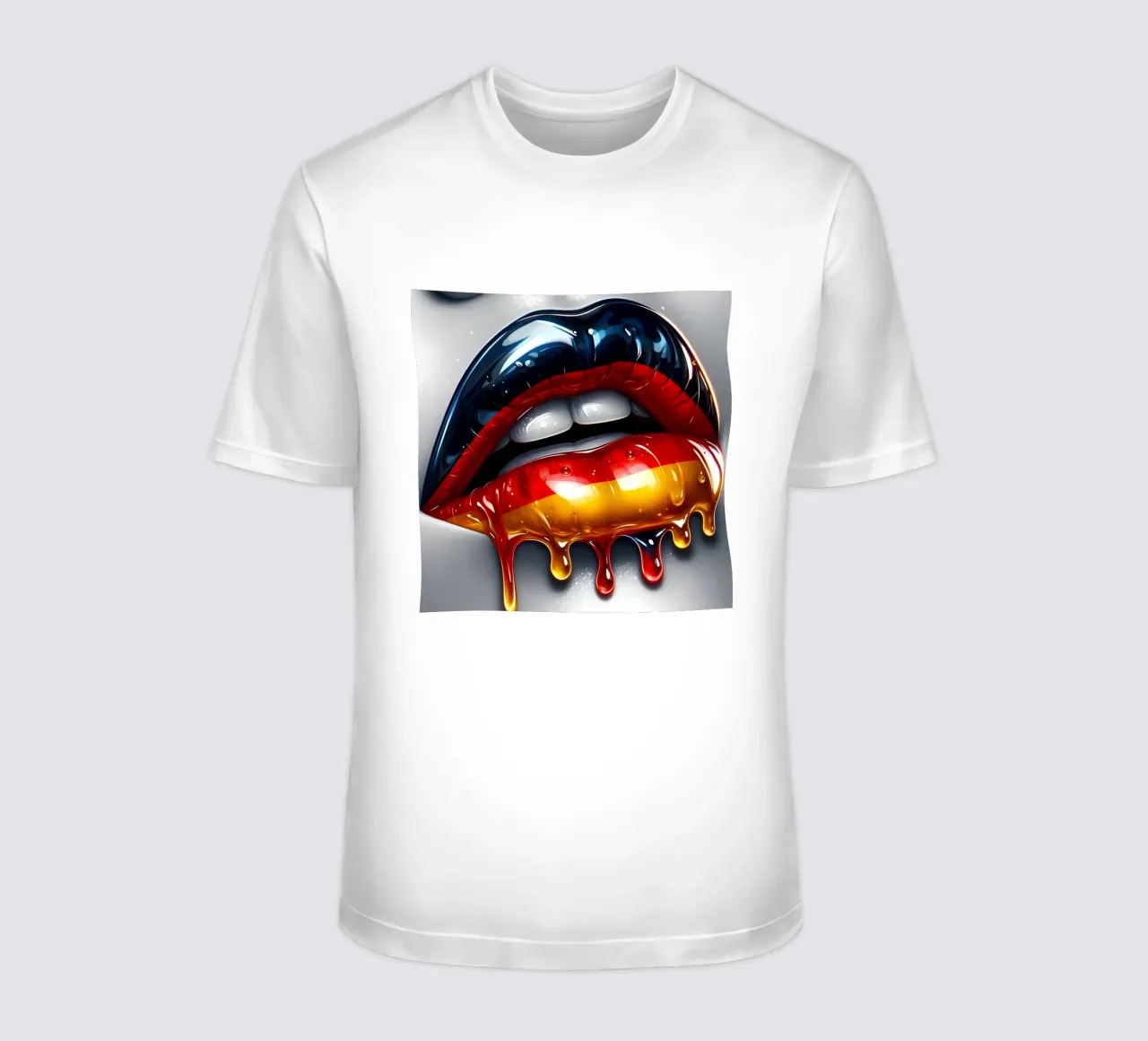 BANDIERA TEDESCA COLORE LABBRA t-shirt da ARTOMATIC