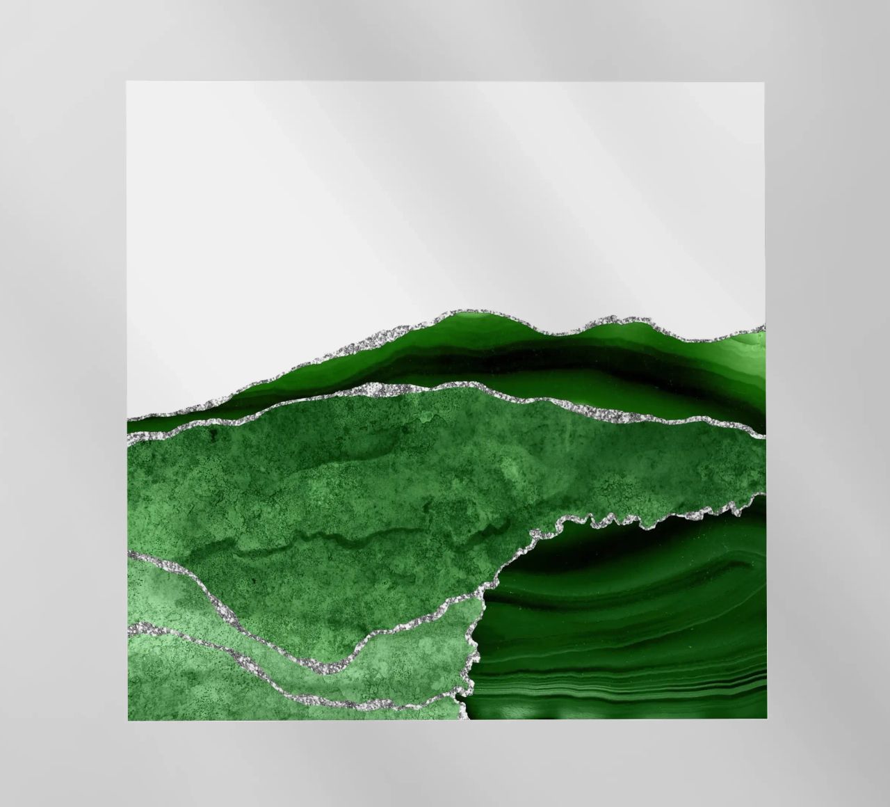 Agata verde e argento Texture 10 pellicola backlit da Gemstone Textures