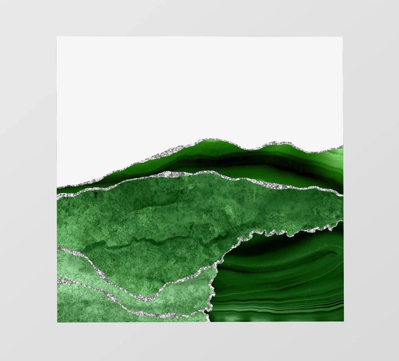 Agata verde e argento Texture 10 pellicola backlit da Gemstone Textures