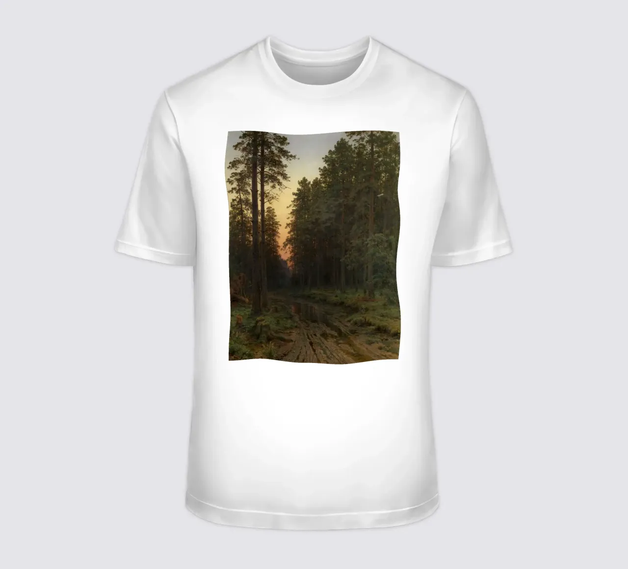 Ivan Shishkin - Twilight, (1896) t-shirt by William Store