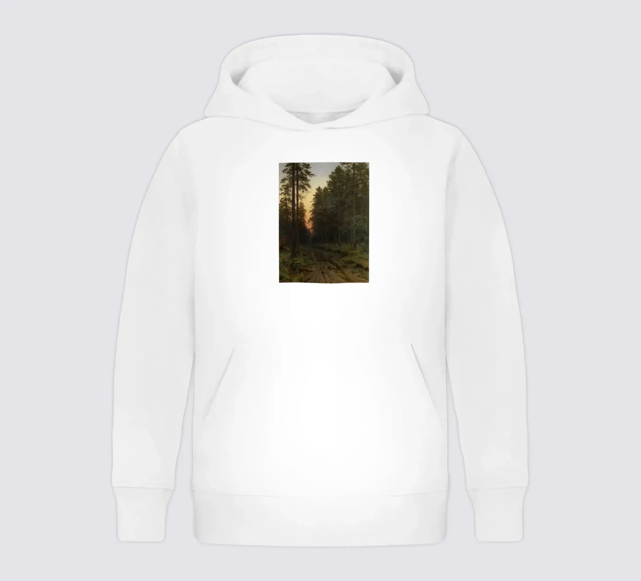Ivan Shishkin - Crepúsculo, (1896) sudadera con capucha para niño de William Store