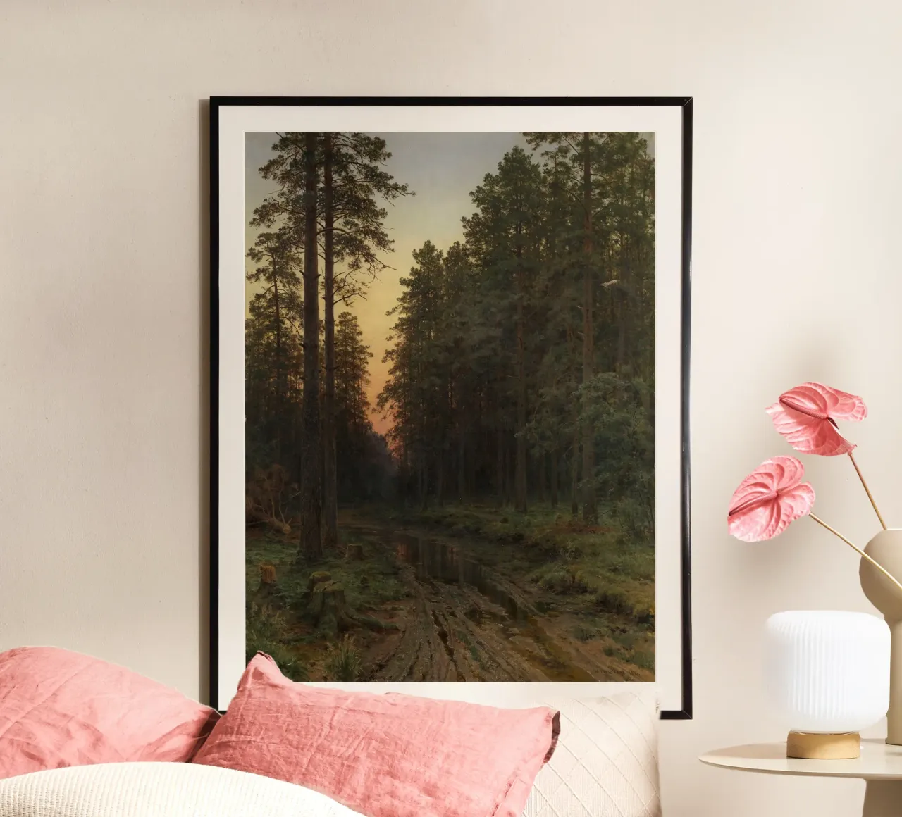 Ivan Shishkin - Twilight, (1896) poster by William Store
