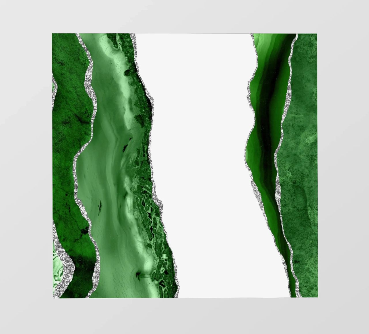 Agata verde e argento Texture 14 pellicola backlit da Gemstone Textures