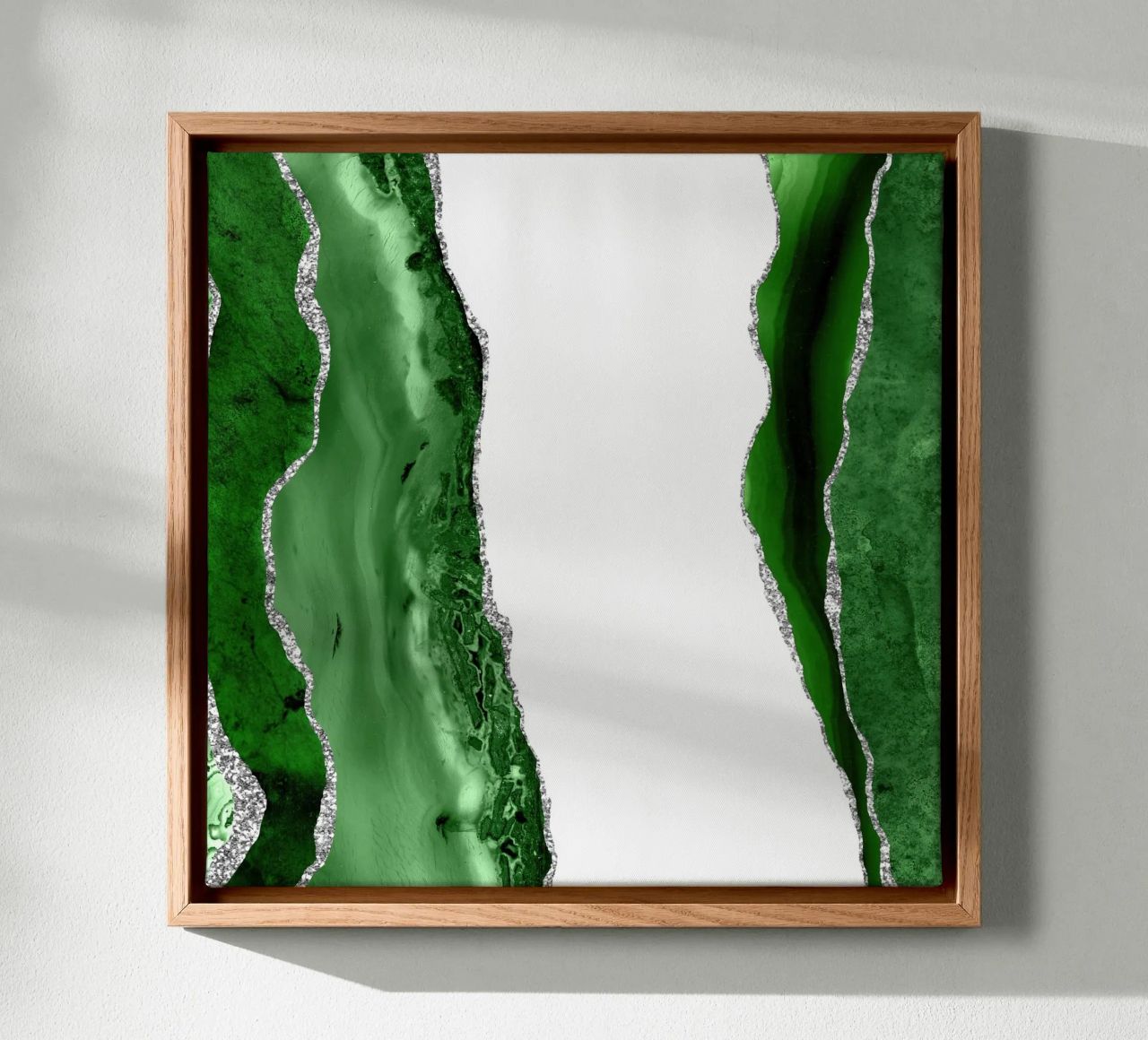 Agata verde e argento Texture 14 tela da Gemstone Textures