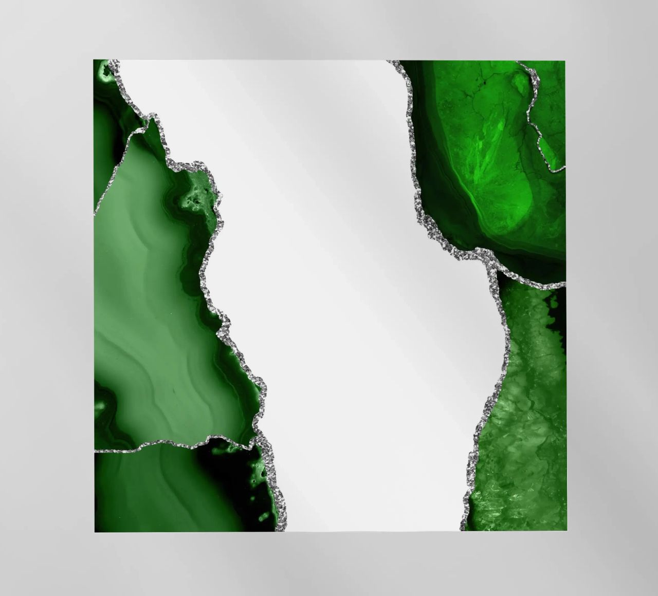 Agata verde e argento Texture 15 pellicola backlit da Gemstone Textures