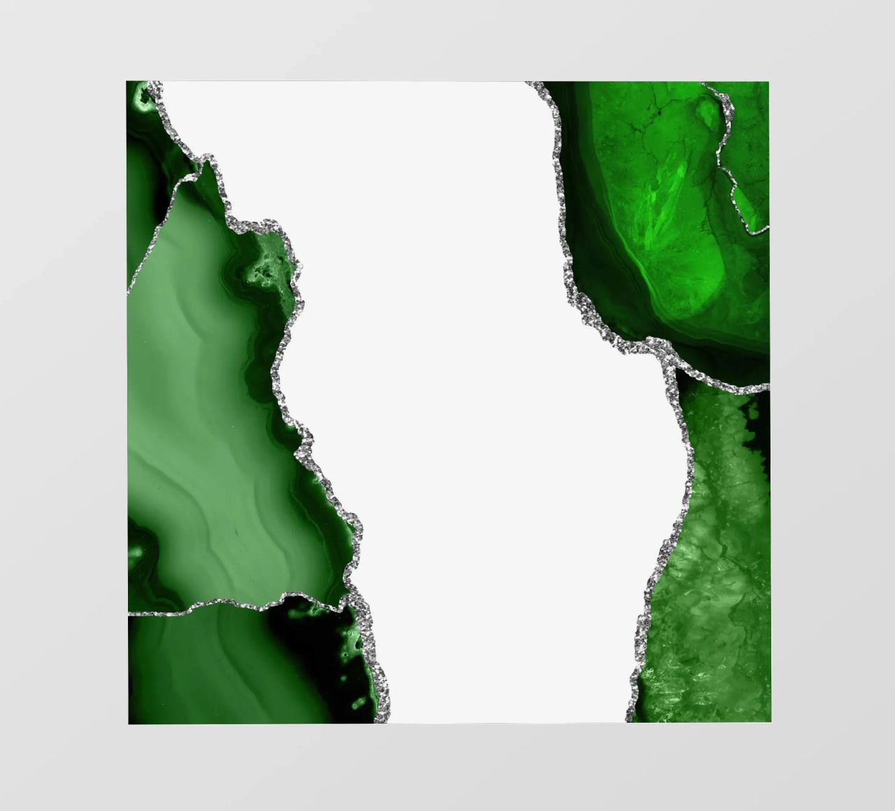 Agata verde e argento Texture 15 pellicola backlit da Gemstone Textures