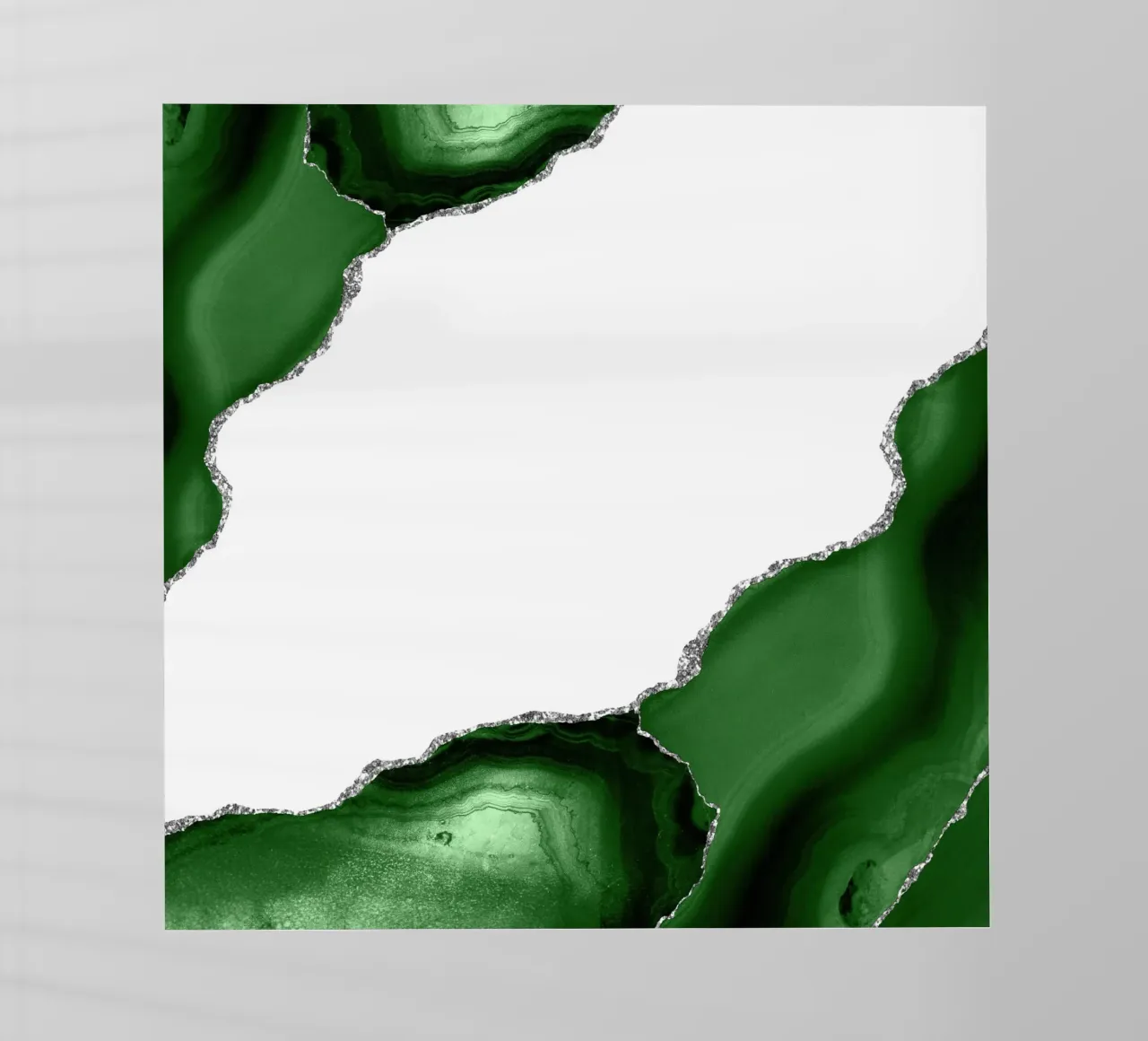 Groene en zilveren Agaat Textuur 16 backlit folie van Gemstone Textures