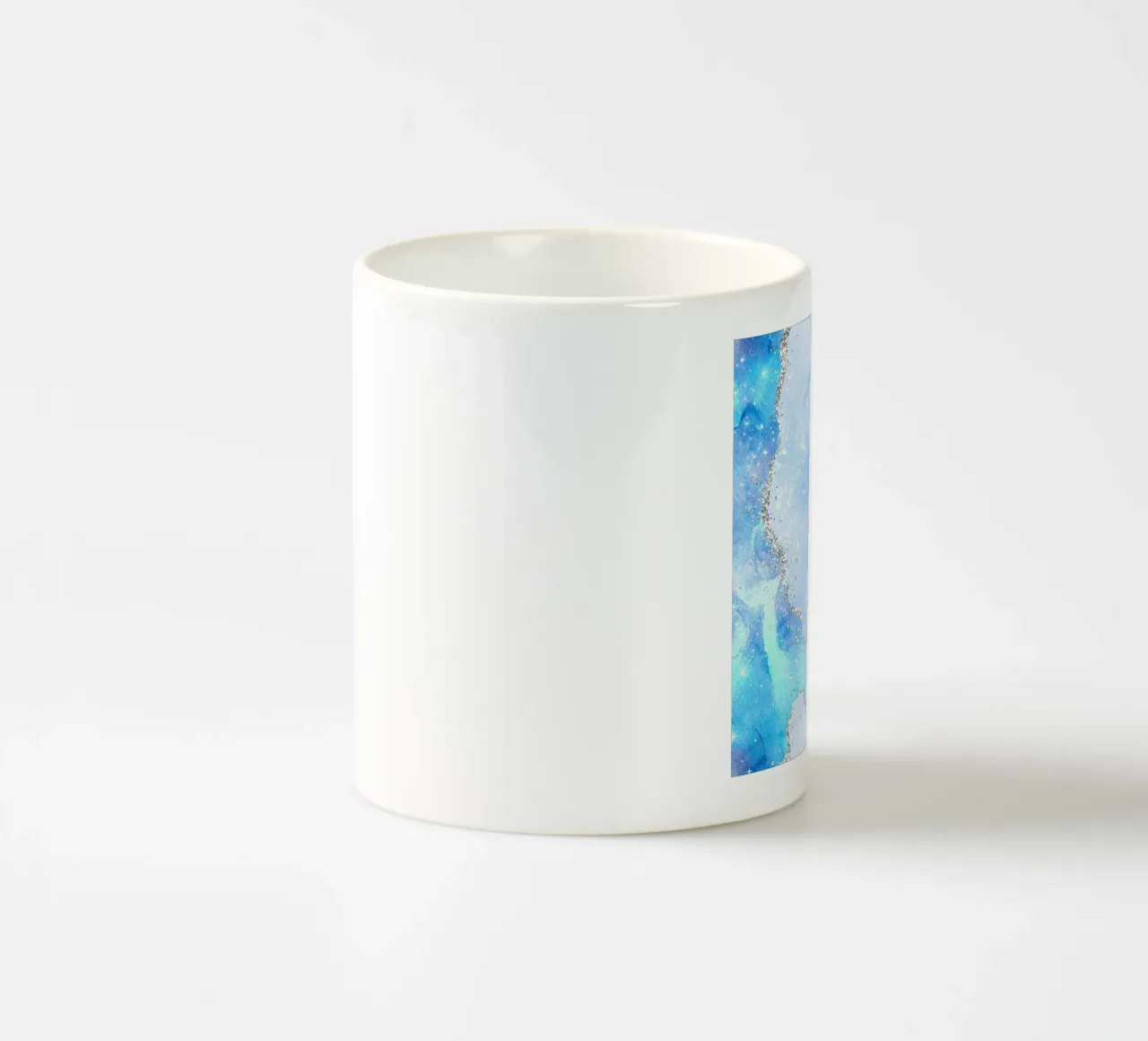 Texture Agata glitterata oceano 01 tazza in ceramica da Gemstone Textures