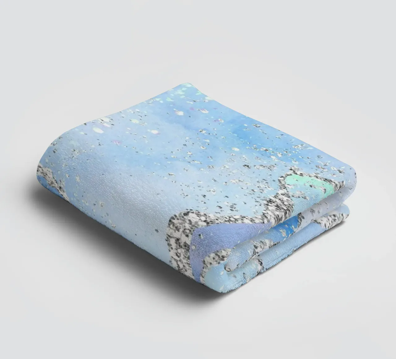 Texture Agata glitterata oceano 01 asciugamano da bagno da Gemstone Textures