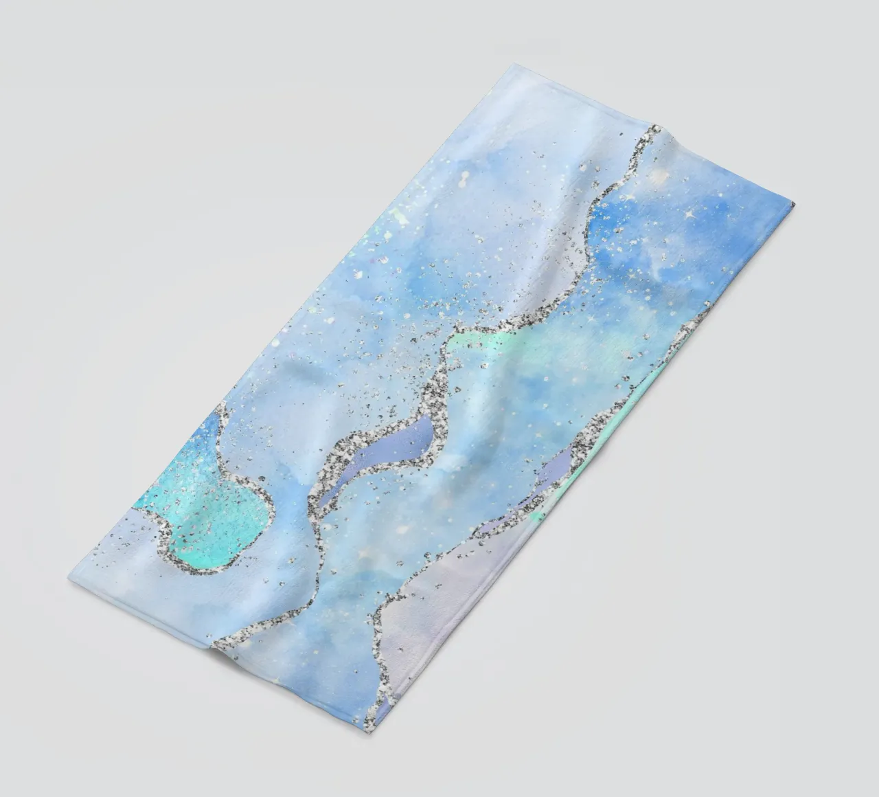Texture Agata glitterata oceano 01 telo mare da Gemstone Textures