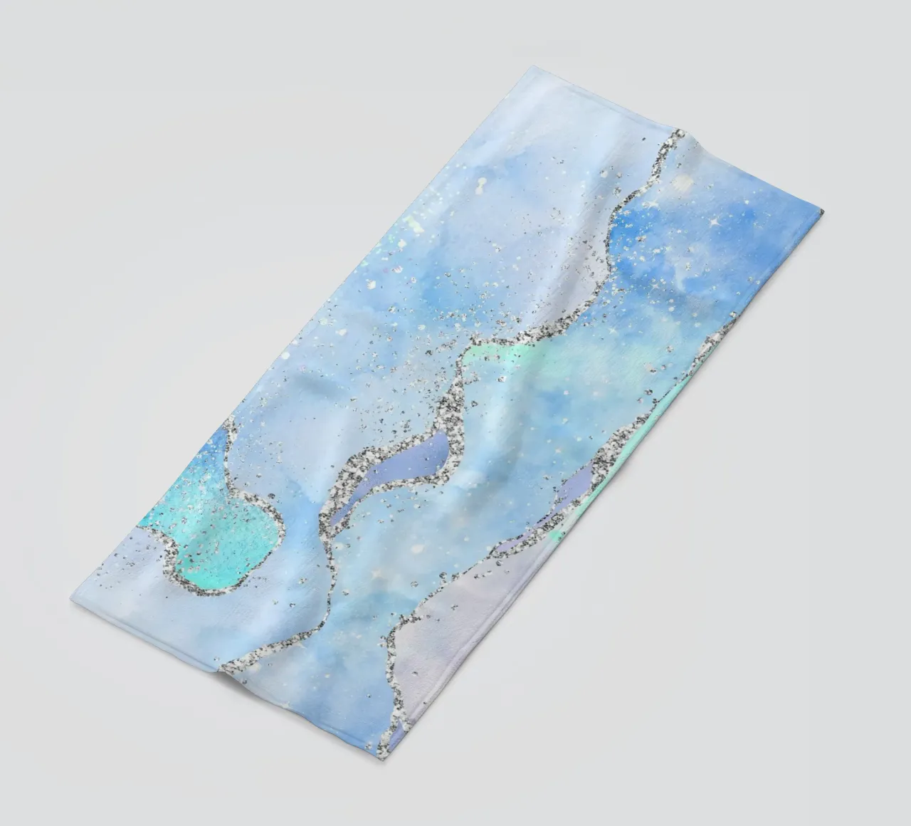 Texture Agata glitterata oceano 01 telo mare da Gemstone Textures