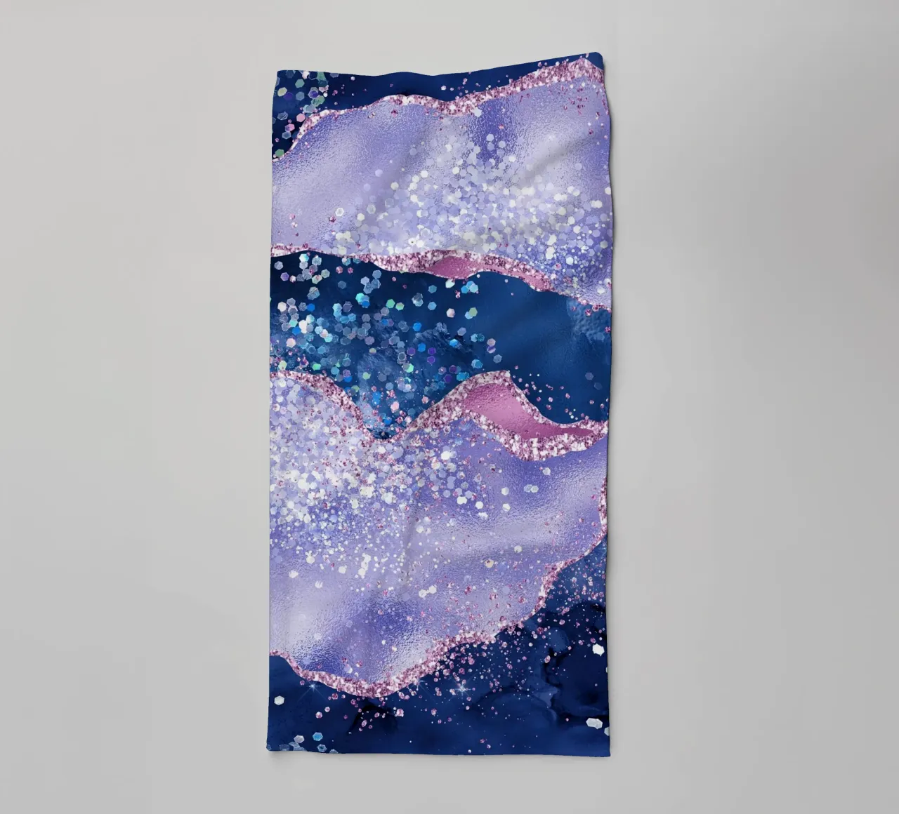 Texture Agata glitterata oceano 02 asciugamano da bagno da Gemstone Textures