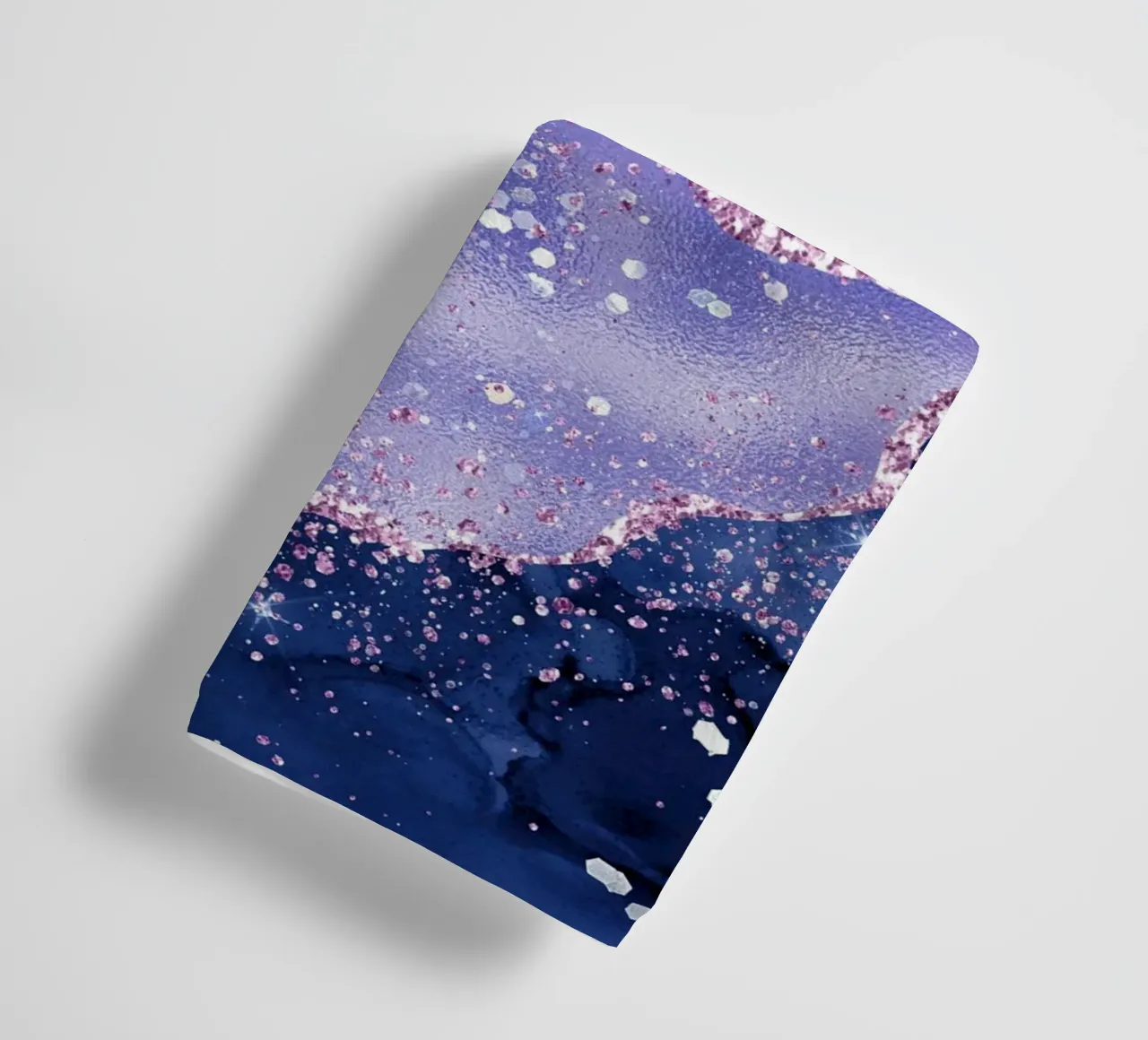Texture Agata glitterata oceano 02 asciugamano da bagno da Gemstone Textures