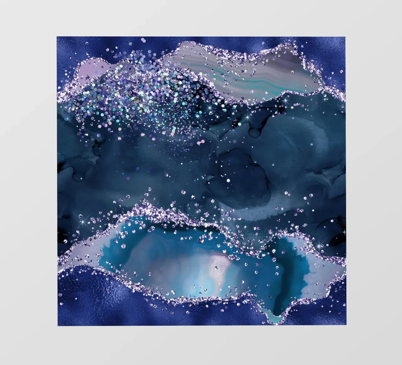 Texture Agata glitterata oceano 04 pellicola backlit da Gemstone Textures