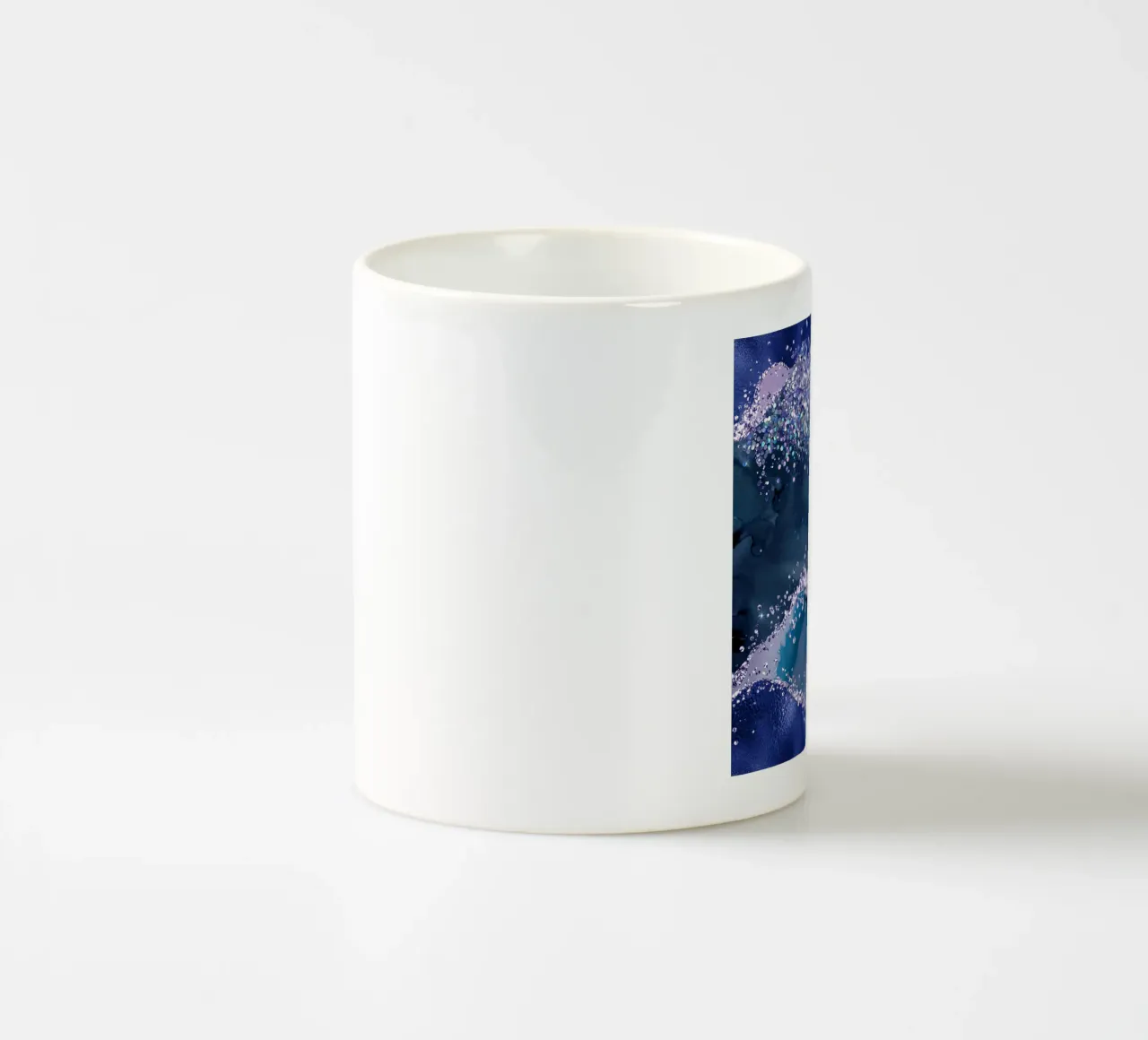 Texture Agata glitterata oceano 04 tazza in ceramica da Gemstone Textures