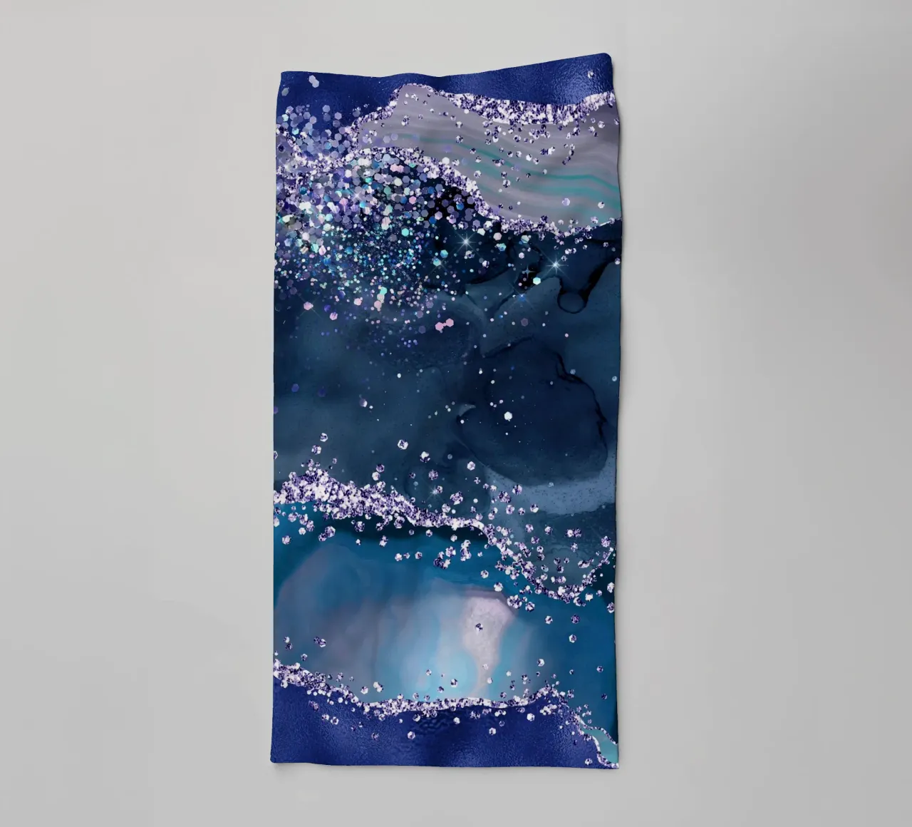 Texture Agata glitterata oceano 04 asciugamano da bagno da Gemstone Textures